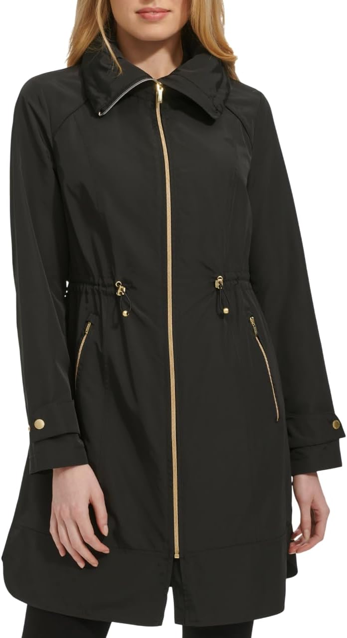 Cole Haan womens Travel Packable Rain Jacket