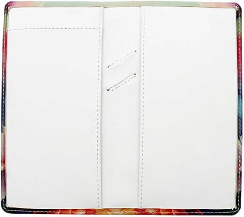 Miniatura 2 de Sanlykate Funda para chequera para cheques duplicados, hombres y mujeres, bloqueo RFID, piel sintética, funda estándar para libro de cheques con