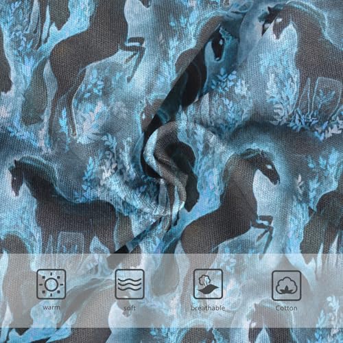 Little Girls' Soft Cotton Underwear Kids Breathable Comfort Horses Panties Briefs Toddler Undies3