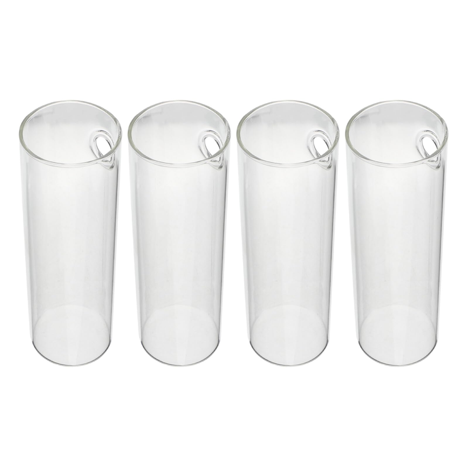 SHINEOFI Lot de 4 Sets de Vases Hydroponiques Muraux Cylindriques en Verre Transparent Jardinières Suspendues pour Propagation de Plantes Culture Hors-Sol Décoration Intérieure pour
