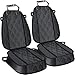Pet Deluxe Thick Front Car Seat Cover for Car and SUV Waterproof Nonslip Seat Covers for Pet Dogs and Cats Black (2 Pack)