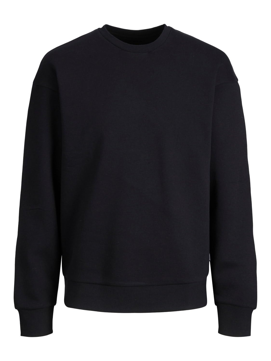 JACK & JONES Mens Jjebradley Crew Noos Pls Sweatshirt, Black, 5XL Plus UK