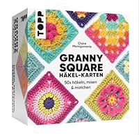 Granny Square Häkel-Karten (Deutsche Ausgabe). 50x häkeln, mixen und matchen. Mit Häkelschrift und Foto zu jedem Granny Square und praktischem So-geht’s-Booklet, Yellow