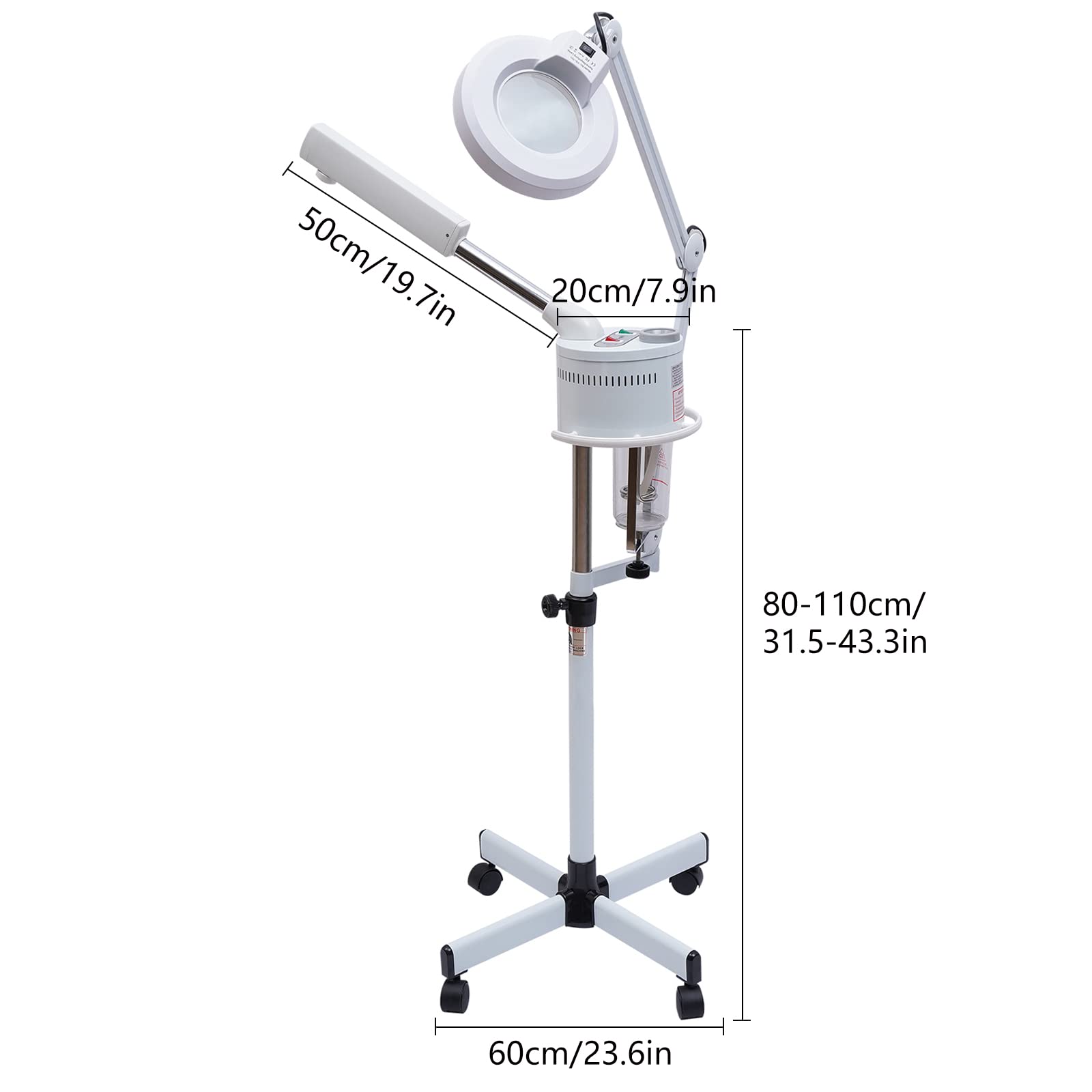 Dispositivo Vapore Viso Macchina Sauna Facciale Portatile Vaporizzatore Viso Estetica Professionale Pulizia Viso Purificatore Di Pelle Inalatore Idrrafacciale Cura Personale Nano Ionico
