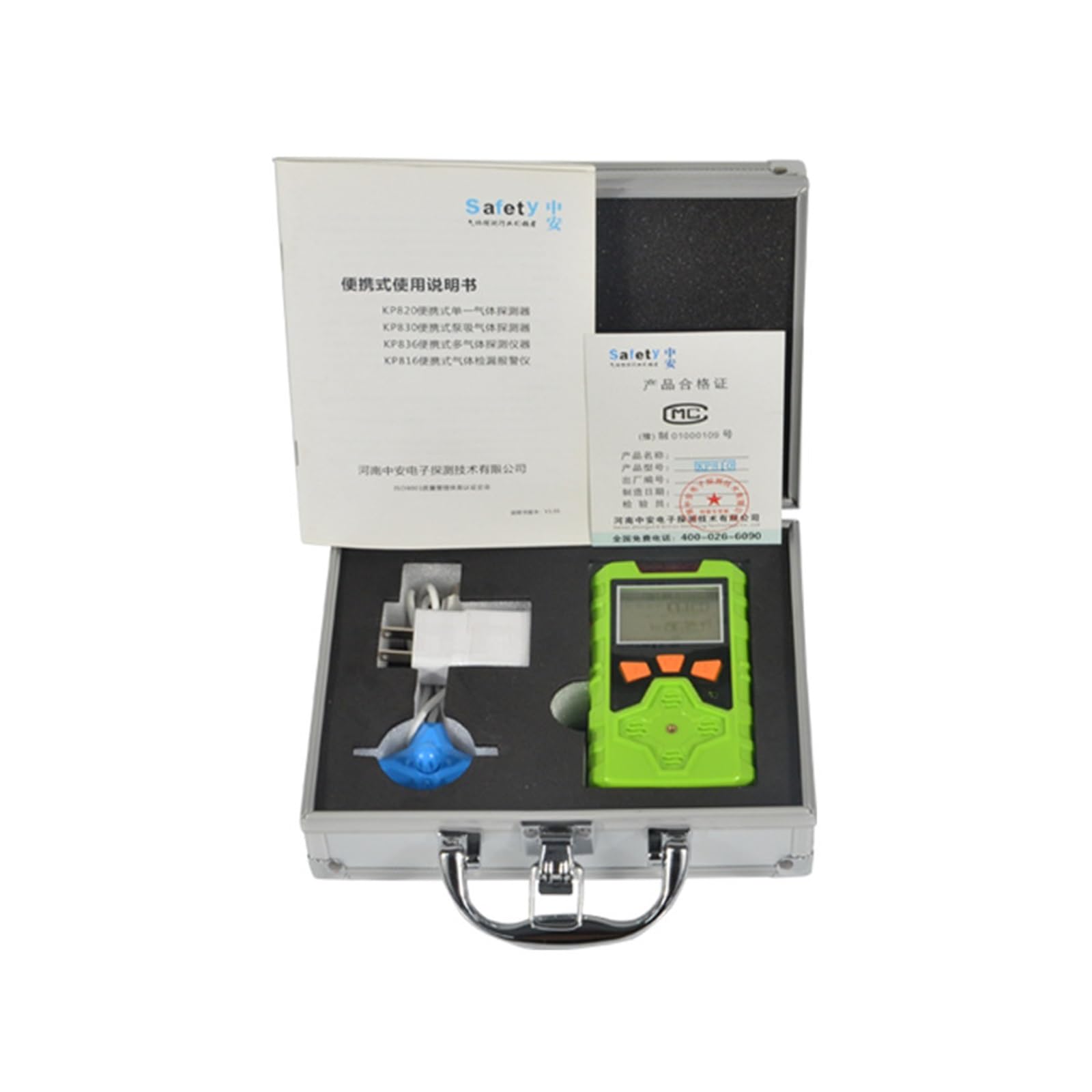 Analizador portátil del Detector de biogás Gas, CH4, CO2, Sensor infrarrojo H2S, analizador Sitios a Gran Escala