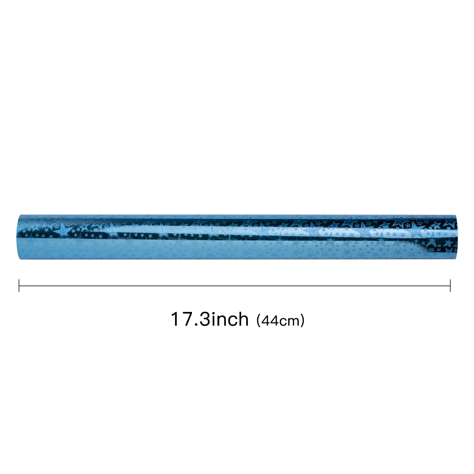 Holografisches Geschenkpapier Für Väter Blau - 43x300cm Aluminisierte Folie