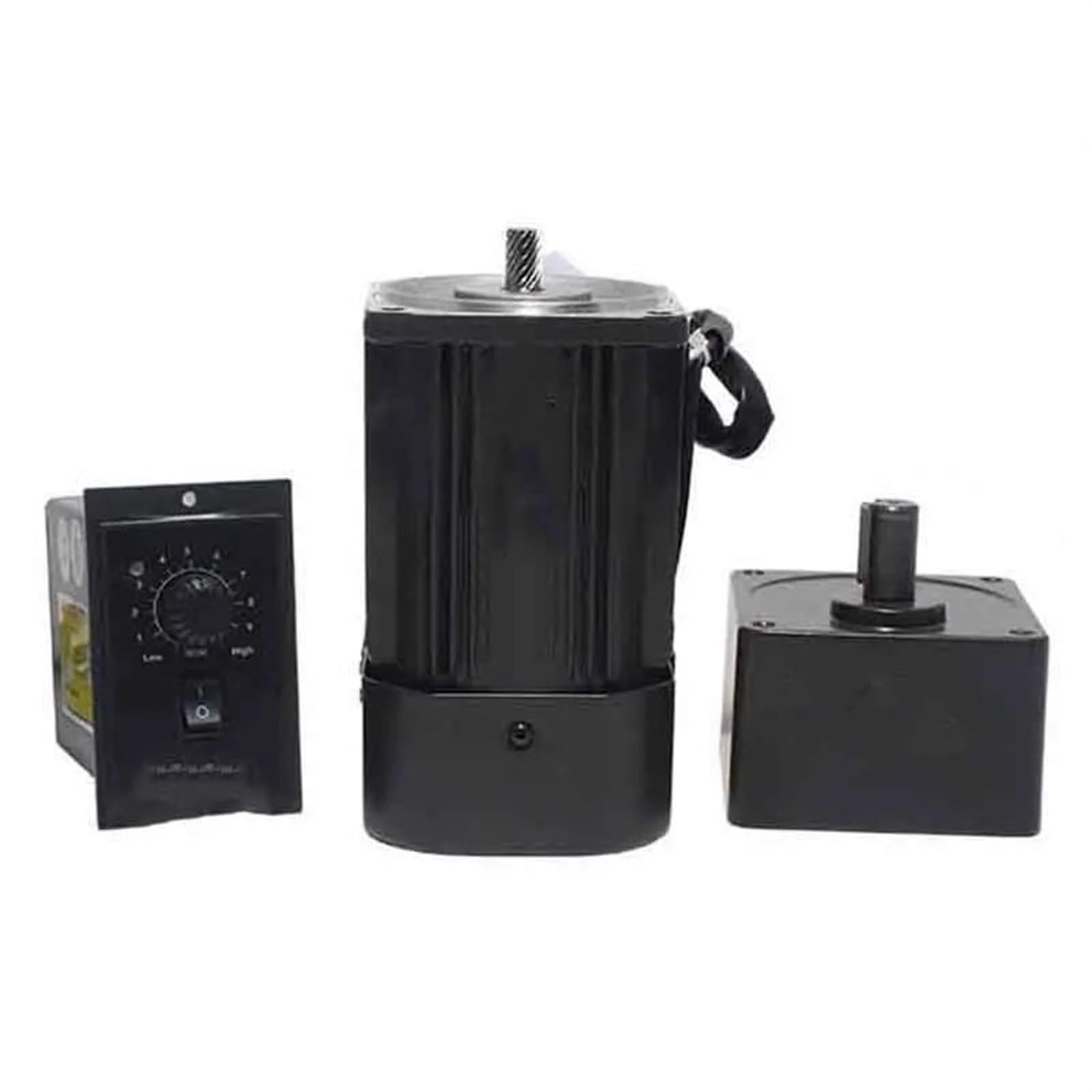 Motorreductor reversible monofásico de 60 W y 90 x 90 mm con regulador de velocidad, 220 V CA Reducción de par(45RPM)