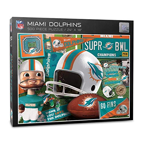 Image of YouTheFan NFL Retro Series Puzzle - 500 Pieces