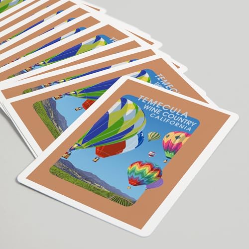 Baraja de cartas Lantern Press Temecula Poker 52 cartas miniatura 5
