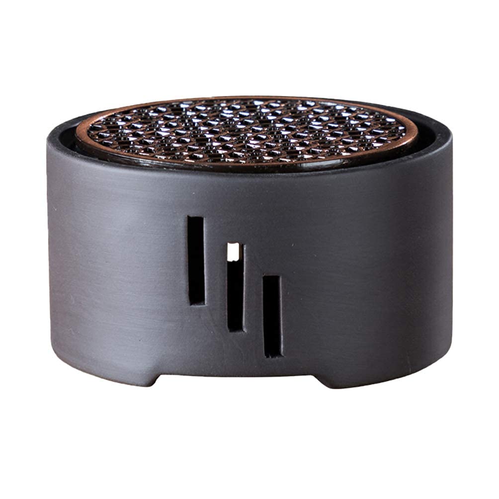 Excefore Ceramic Teapot Warmer Tea Coffee Base for Borosilicate Glass Cast Iron Without Candle Heating Heatproof Dish Warming Tools Stainless Steel and Warm Tool