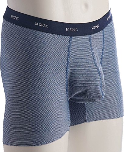 MSPEC Men's Boxer Briefs 3D-Crotch Bandage Stretch Gauze Hem MS-112