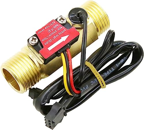 Capteur de débit d'eau 1/2 pouce avec capteur température pour chauffe-eau