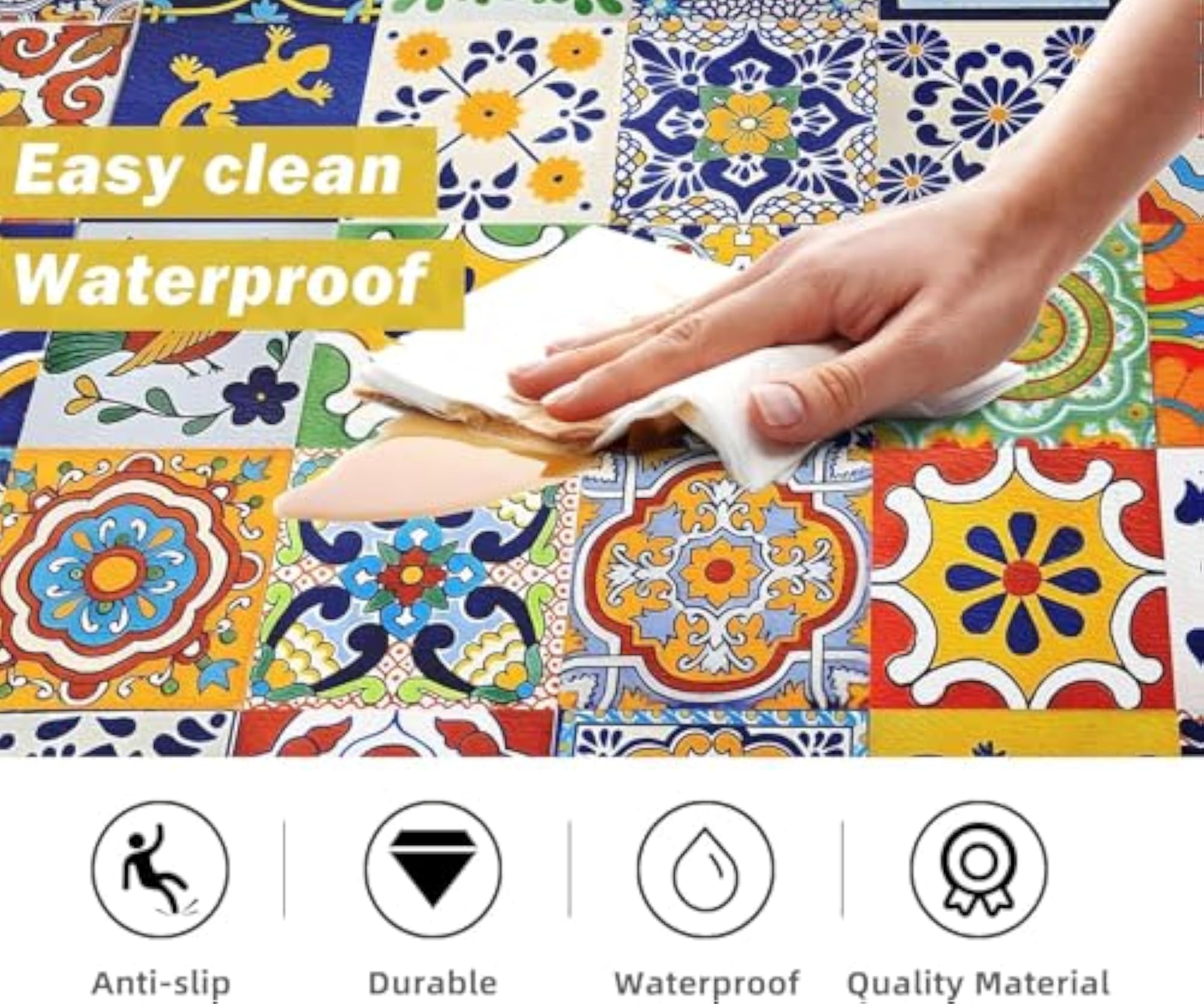 2 Piece Memory Foam Bath Mat Set, Soft & Absorbent