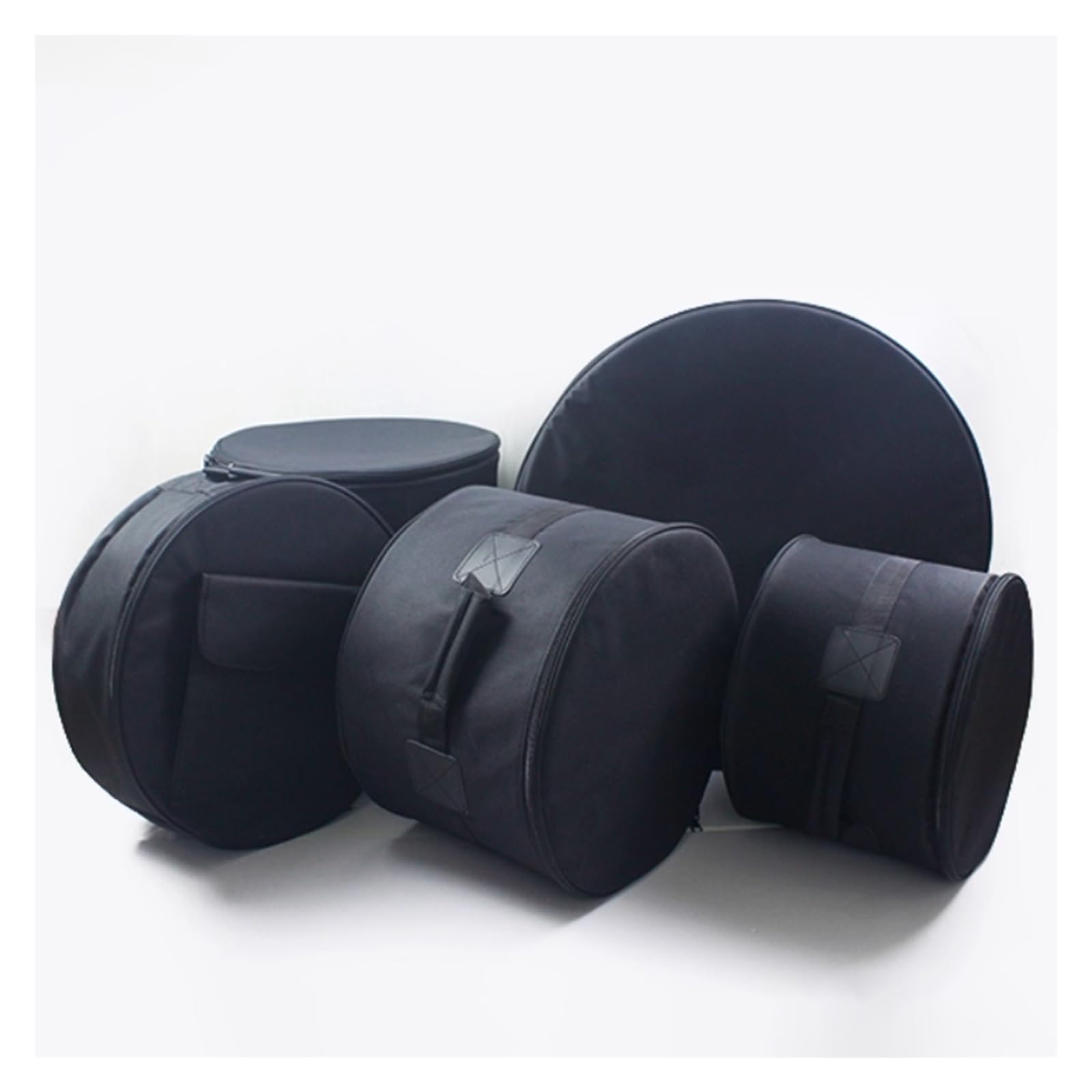 Bateria Instrumento Bolsa de tambor acolchada, funda de tambor Tom, protección de tela Oxford, cubierta a prueba de polvo for instrumentos de percusión, transporte de conciertos(12inch)