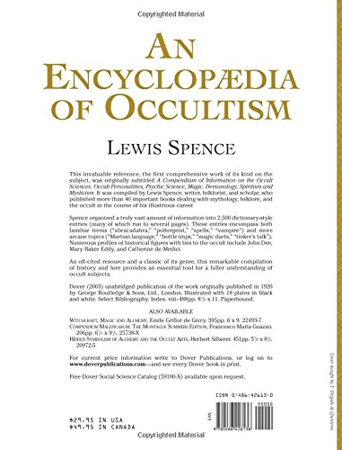 An Encyclopaedia Of Occultism (Dover Occult) #TOP1