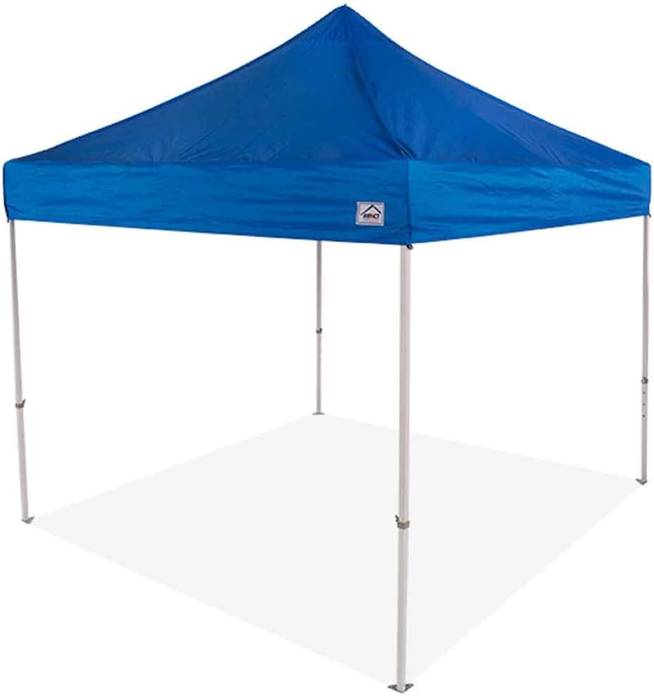 Impact Canopy 10x10 Canopy Pop Up Tent Impact Canopies Heavy Duty Steel Sun and Rain Shelter with Roller Bag, Royal Blue