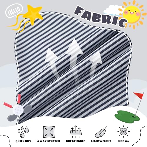 Image of Boys Polo Shirts Short Sleeve Striped Performance Moisture Wicking Dry Fit Golf Shirts for Boys Youth Kids