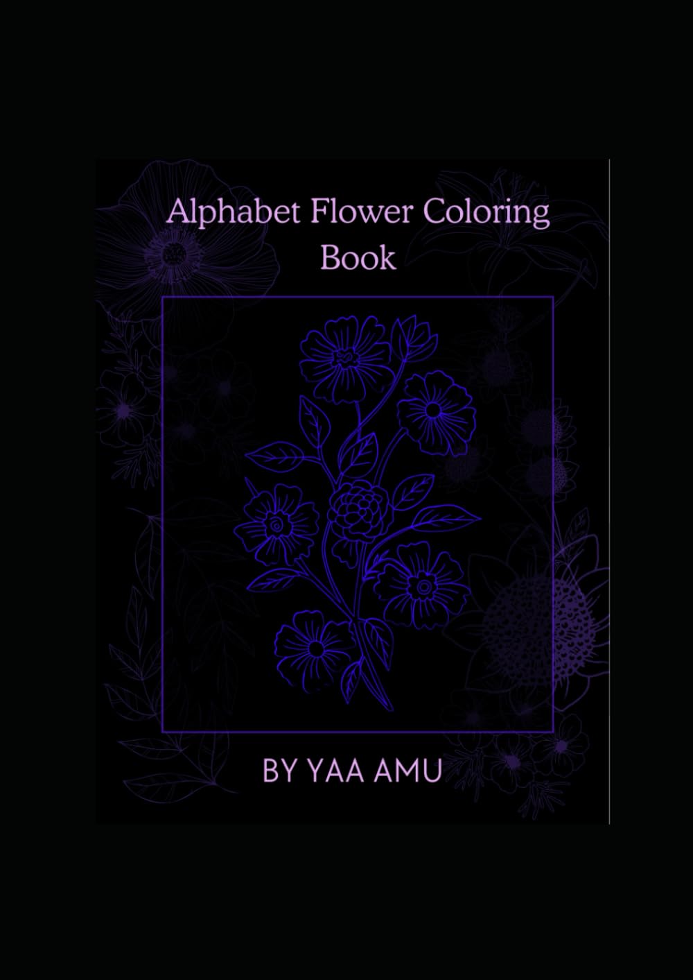 Alphabet Flower Coloring Book