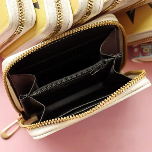 Cartoon Hello Kitty Wallet for Women Small Short Wallets Zipper Coin Purse Girls Students Credit Card Bag4