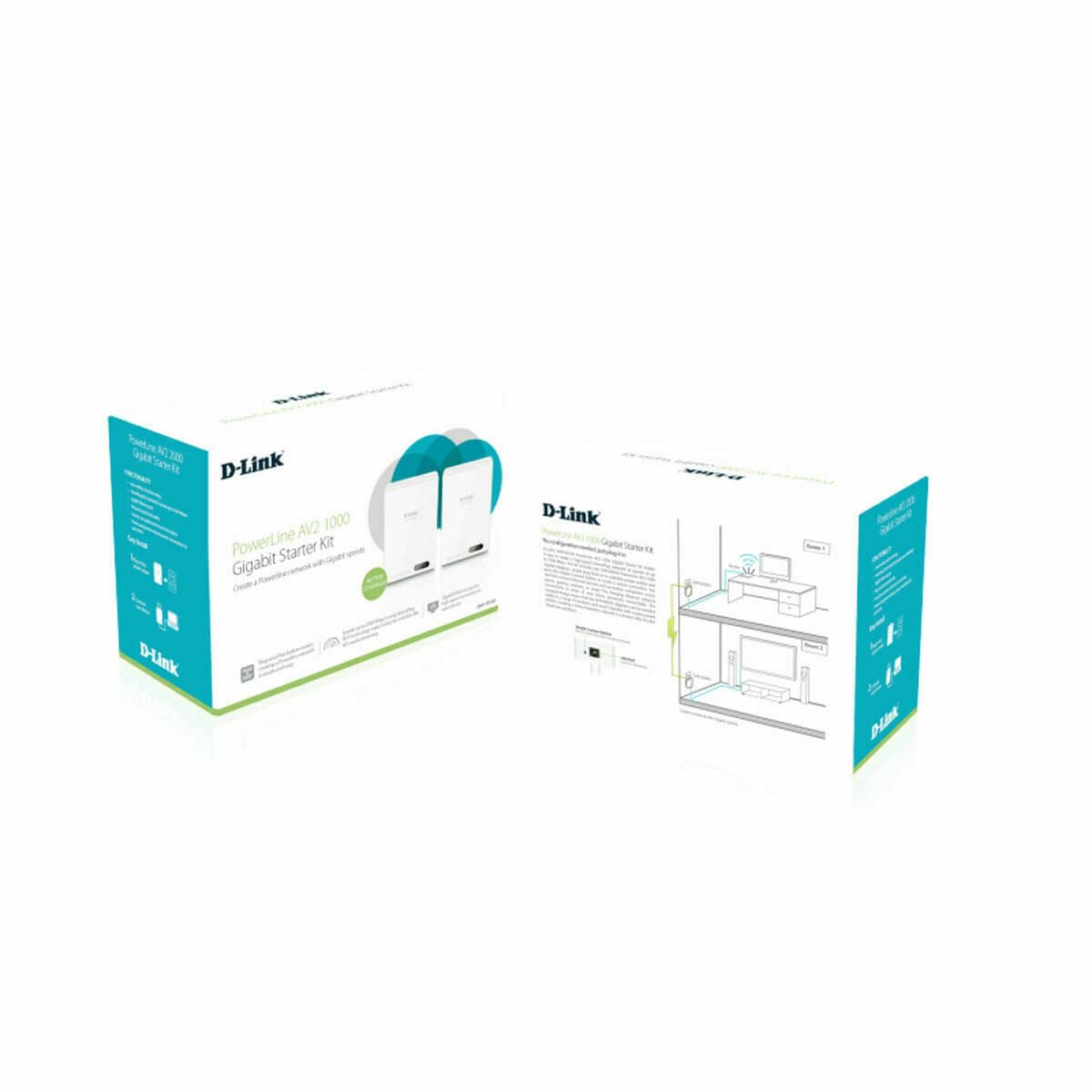 D-Link Adaptateur réseau CPL 1000 Mbit/s Ethernet/LAN (DHP-P601AV/E