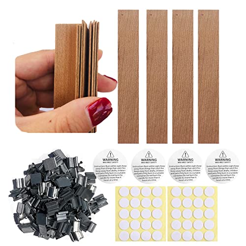 Mechas de madera para velas miniatura 2