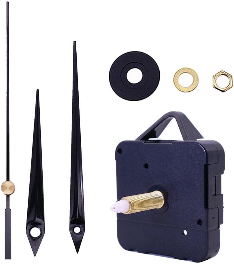 MERISHOPP®Quartz Wall Clock Movement Black Hands Mechanism Replacement Repair Kit|Home & Garden | Home Decor| Clocks |1 Piece Quartz Clock Movement