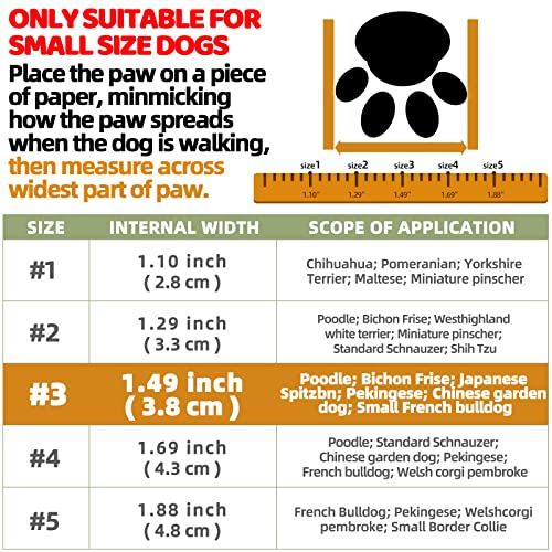Hcpet Dog Shoes For Small Dogs Boots, Breathable Dog Booties Paw Protector For Hot Pavement Winter Snow Hiking Booties 4Pcs #TOP2