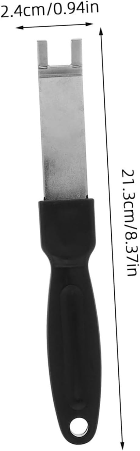 Stainless Steel Grill Grate Lifter Gripper 6pcs Black