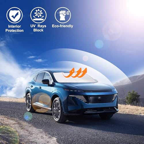 Image of Windshield Sun Shade Custom Fit for 2025 2026 Nissan Murano Accessories Foldable Sunshade Sun Blocker Protect Car from Sun Rays & Heat Damage Keep Car Cooler
