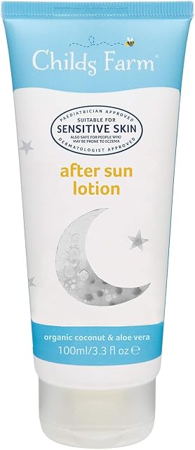 Childs Farm | Kids and Baby After Sun Cream 100ml with Organic Coconut | Soothing & Moisturising | Suitable for Sensitive Skin