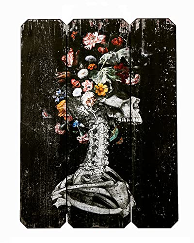 Skull Wall Art Skeleton Decorative Plaque 02S #TOP25