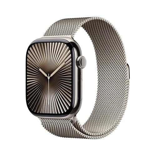 PERCHÉ APPLE WATCH SERIES 10 – Display fino al 30% più ampio.* Design più sottile, leggero e comodo.* Funzioni evolute per la salute e il fitness che forniscono informazioni preziose.* Funzioni per la sicurezza che chiamano i soccorsi quando serve.* Ricarica più rapida: 30 minuti per portare la batteria all’80%.*