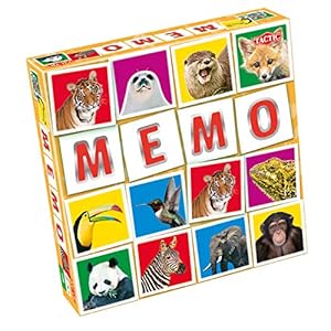 Tactic 41441 Memo Game, meerkleurig