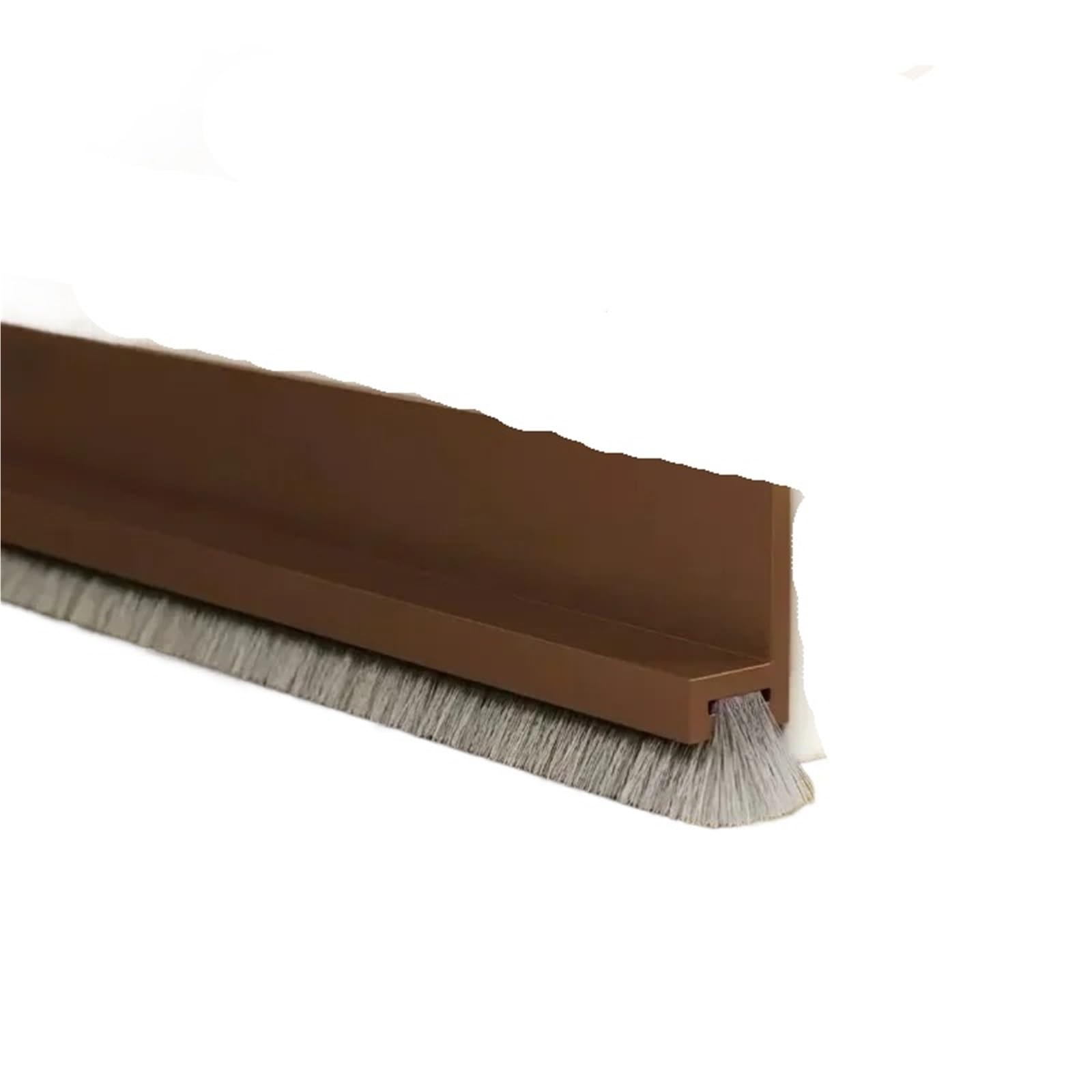 Cgrsdsd Brown Draft Excluder For Doors Door Sealing Strip Self-Adhesive Door Bottom Gap Filling Sealing Strips Proof Brush Strip Windproof Soundproof Door Tape(,4M(4Strips))