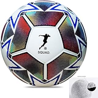 SQUAD.Football Professional Training Footballs,Sports training Football Size 5 for indoor,outdoor,Home Use & Clubs,Retains Shape Football Training Equipment