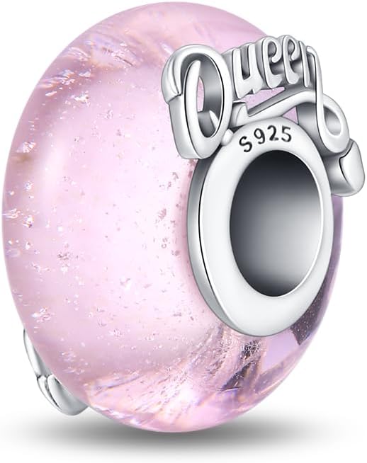 Pandach Murano Glass 925 Sterling Silver Charms for Bracelets Colour Changing Beads for Women Jewelry Gifts