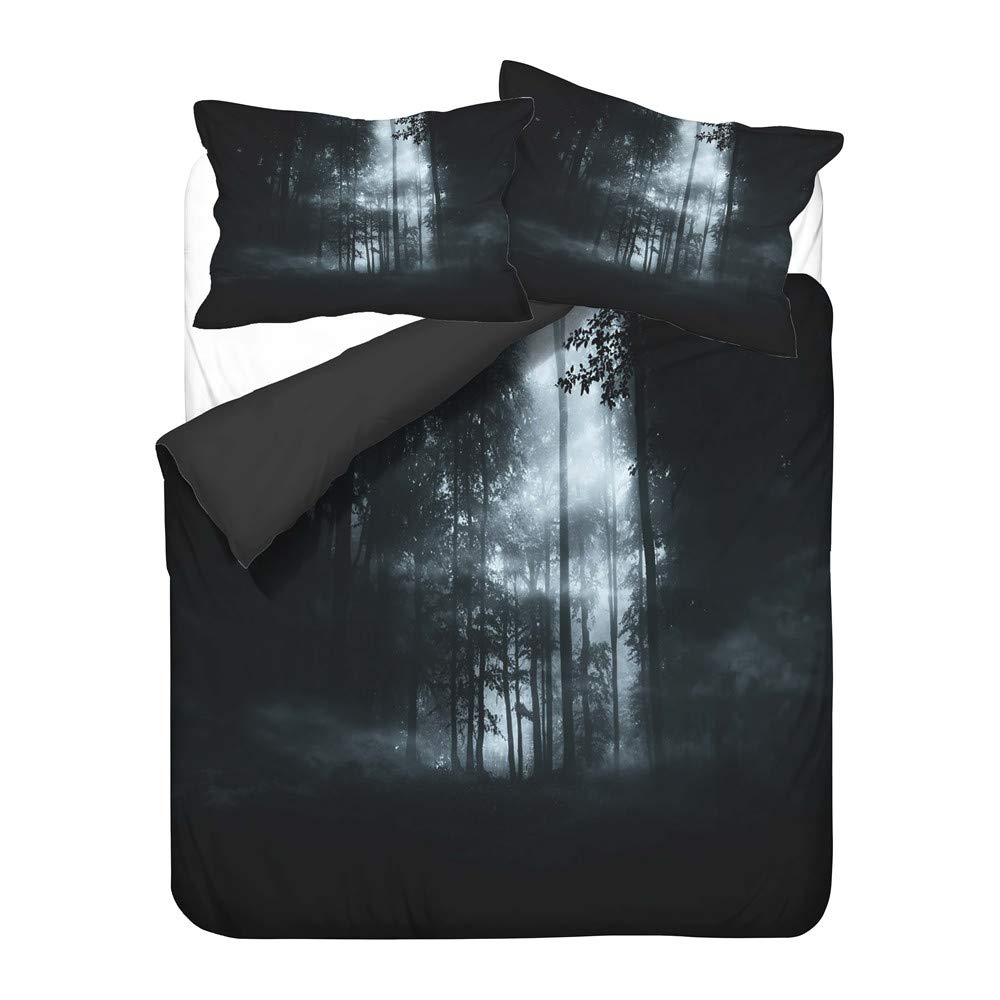 Housse de couette Forêt Noire 220x240 pour une chambre nature et cocooning