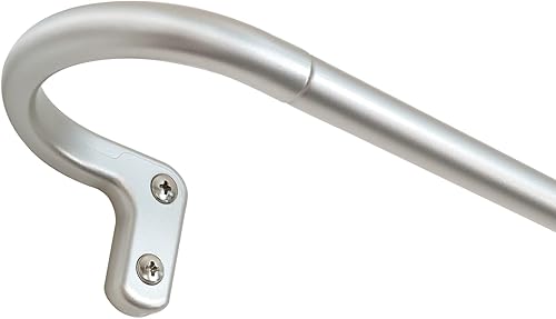 Miniatura 2 de Rolando - Juego de varillas de oscurecimiento de habitación de 58", 86-128", color plateado