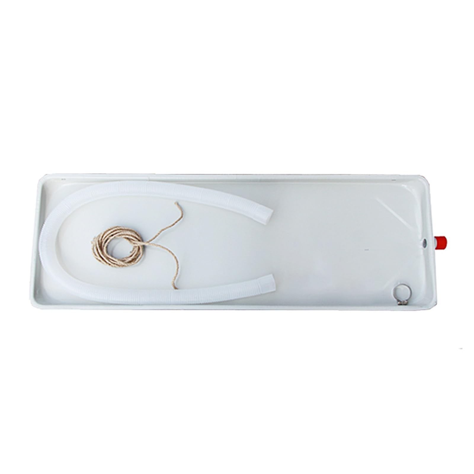 Bac de récupération des condensats en acier galvanisé de haute durabilité 91x24 cm