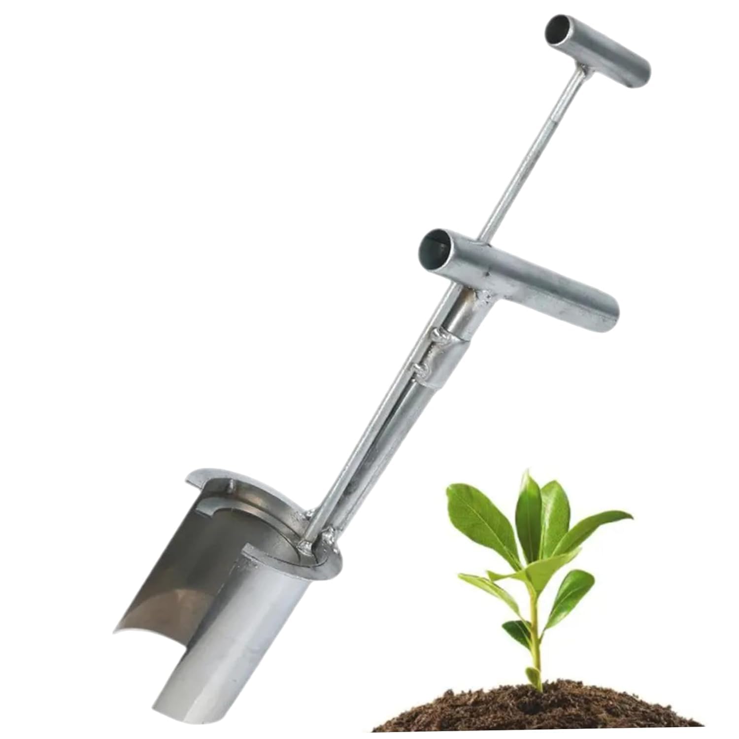 Fioriera per bulbi resistente, con manico lungo in acciaio per piantare senza sforzo, scavare il giardino, coltivare iris e narcisi, strumento da giardino durevole