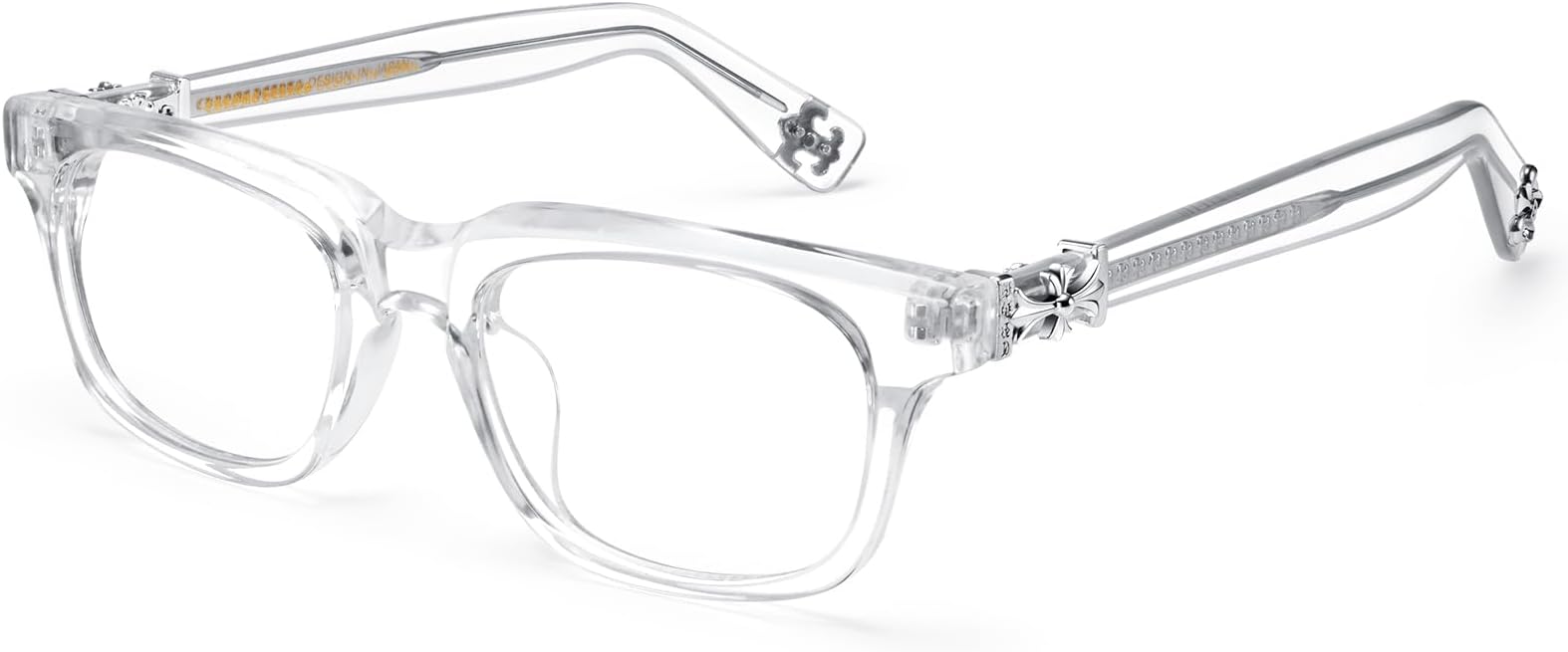 Classic Square Glasses for Men Women Thick Frame Clear Lens Glasses Non Prescription Eyeglasses