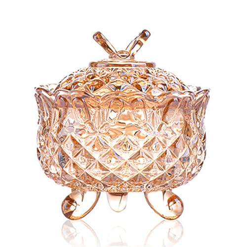 Crystal Candy Snack Barrel Jar