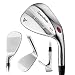 TaylorMade Golf Milled Grind Satin Nickel Chrome Finish High Bounce 52 Degree Loft 12 Degree Bounce Wedge, Right Hand
