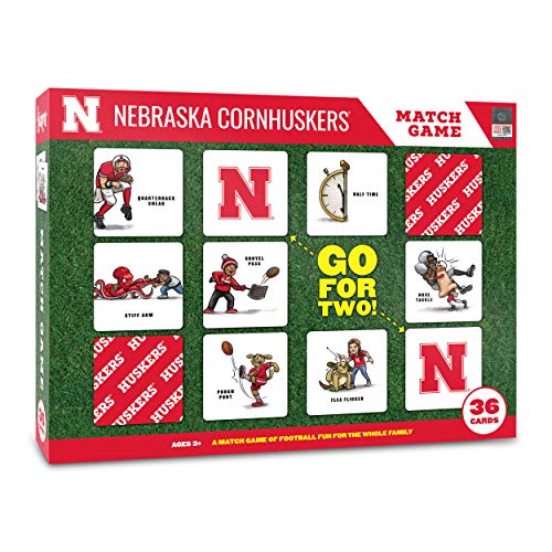 Image of YouTheFan NCAA Officially-Licensed Memory Match Game - Humorous, Team-Specific, Original Hand-Drawn Artwork, Fun for the Whole Family, for Fans Young and Old