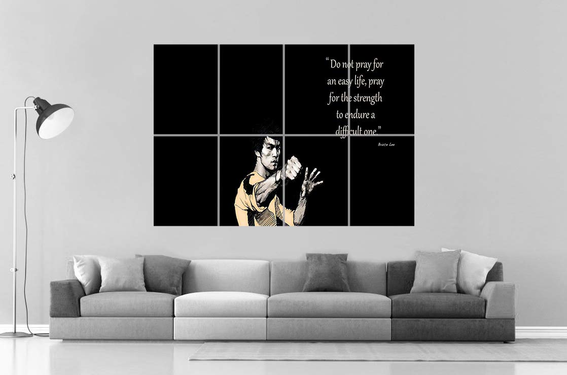 Bruce Lee Art Poster Large Format A0 Large Print