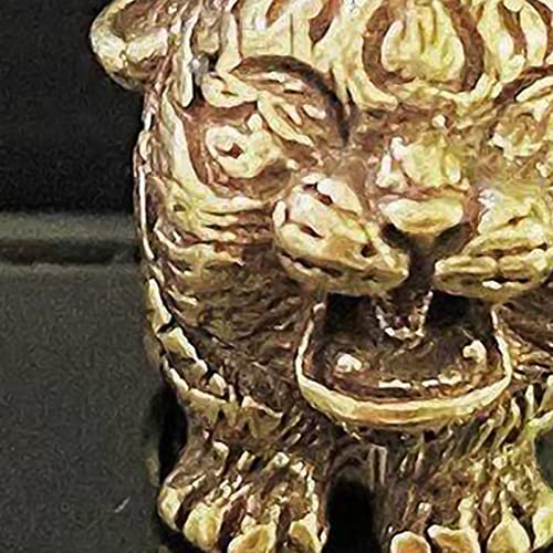Pingente de Tigre Cor Sólida Encantador Pendurado Artesanato DIY Artesanato Vintage