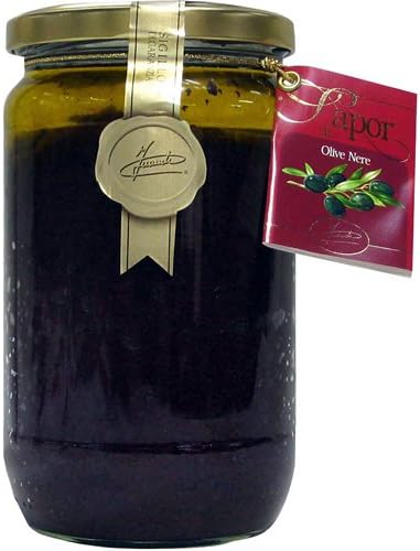 Actual paste 650g of Mediterranean Foods Inaudi black olives