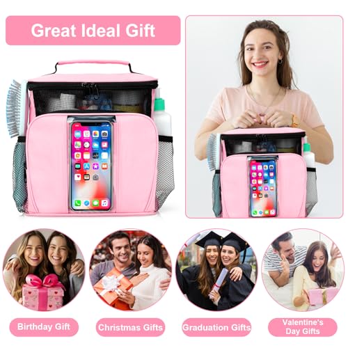 College Dorm room Essentials for Girls, Quick Dry Mesh Shower Caddy, Travel Cruise Ship Essentials,Travel Toiletry Bag for Women, Large Makeup Organizer for Full-Sized Toiletries Gifts for Women by BAIMAY - Used condition - Image 6