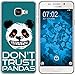 Produktbild PhoneNatic Case kompatibel mit Samsung Galaxy A3 (2016) A310 Silikon-Hülle Crazy Animals Panda M2