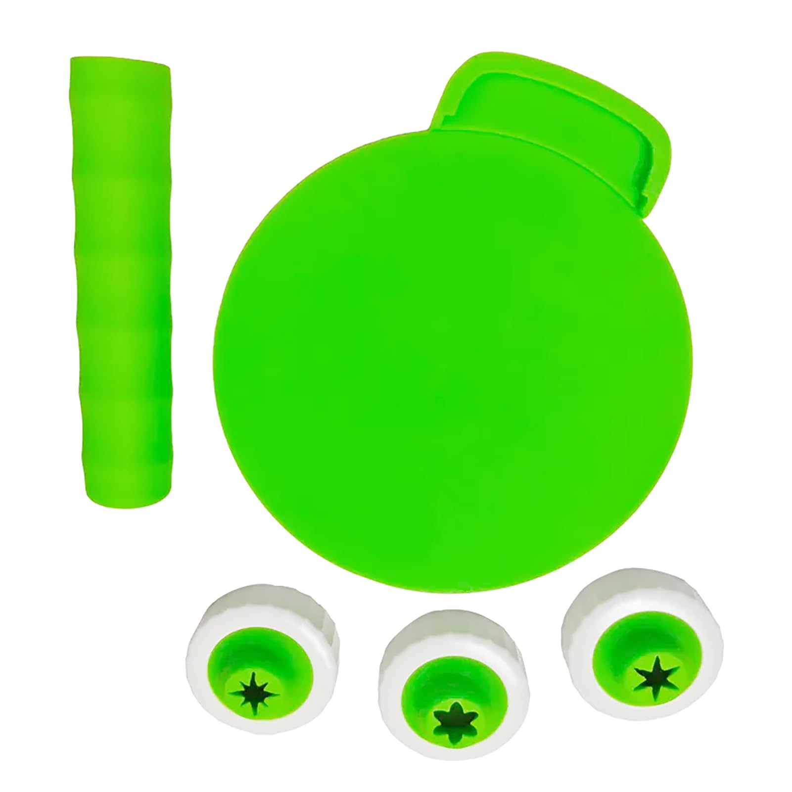 Buse tourbillon pour pots Ninja Creami couvercles buses formées pour machines à crème glacée Ninja tourbillon NC701 NC700 pièces + 1 couvercle de poignée antidérapant + 1 couvercle
